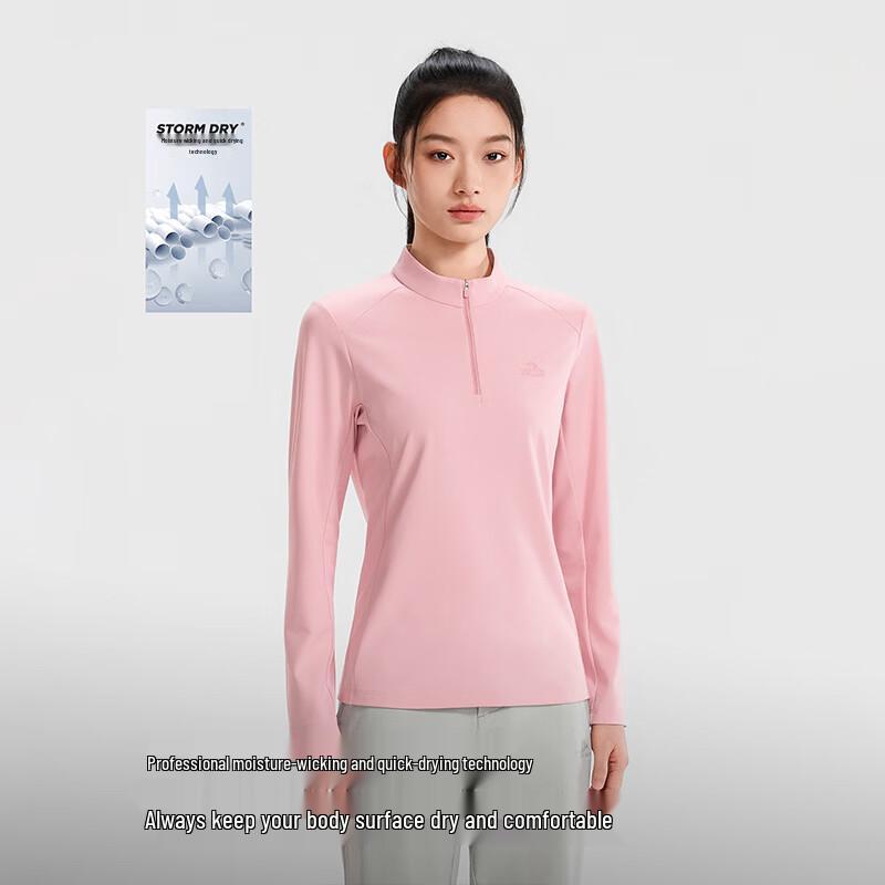 Pelliot Women's Outdoor Moisture-Wicking Hiking Long-Sleeve T-Shirt