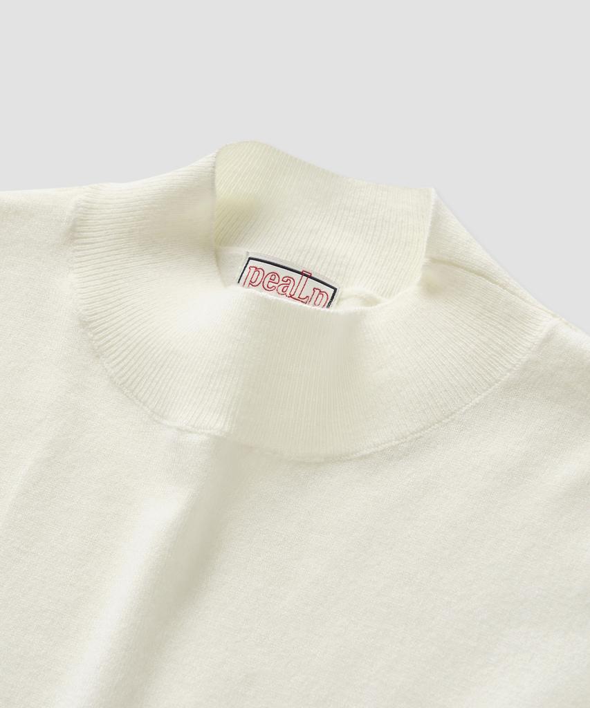 Pilpeu Basic Mock Neck Knit 19(Off White)