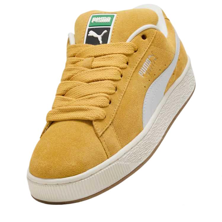 Puma Suede Xl Archive Gold Vapor Gray Men Sneakers Yellow 395205-67