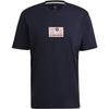 T Shirts Men's Ink Blue Crew Neck Moderate Straight Fit GN8184