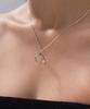 Jnui Serene Pearl Necklace Silver