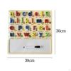 Alphabet Puzzle Board 30x30cm Interactive Preschool Learning Valentines Day Gifts for Kids