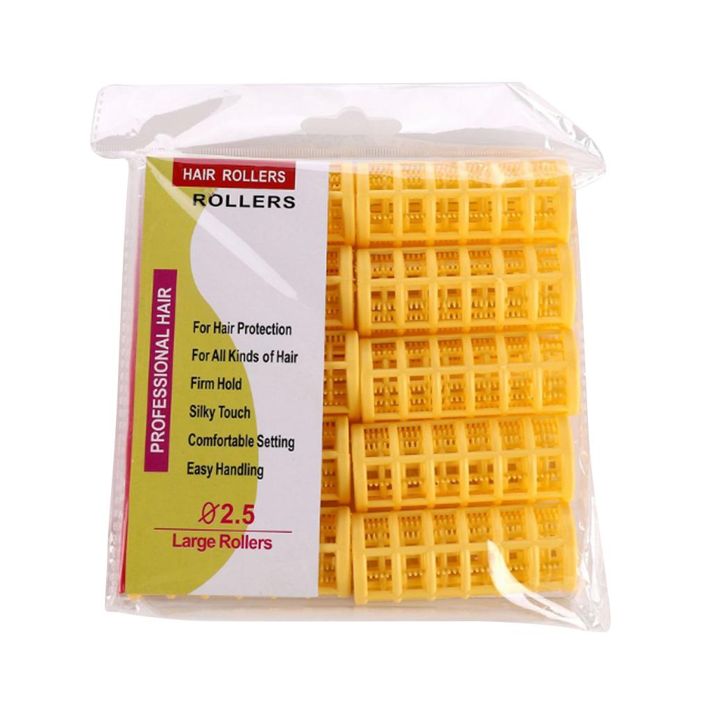 1 Set Hair Curler Bright Color Assorted Colors Hairdressing Hairdress Roller