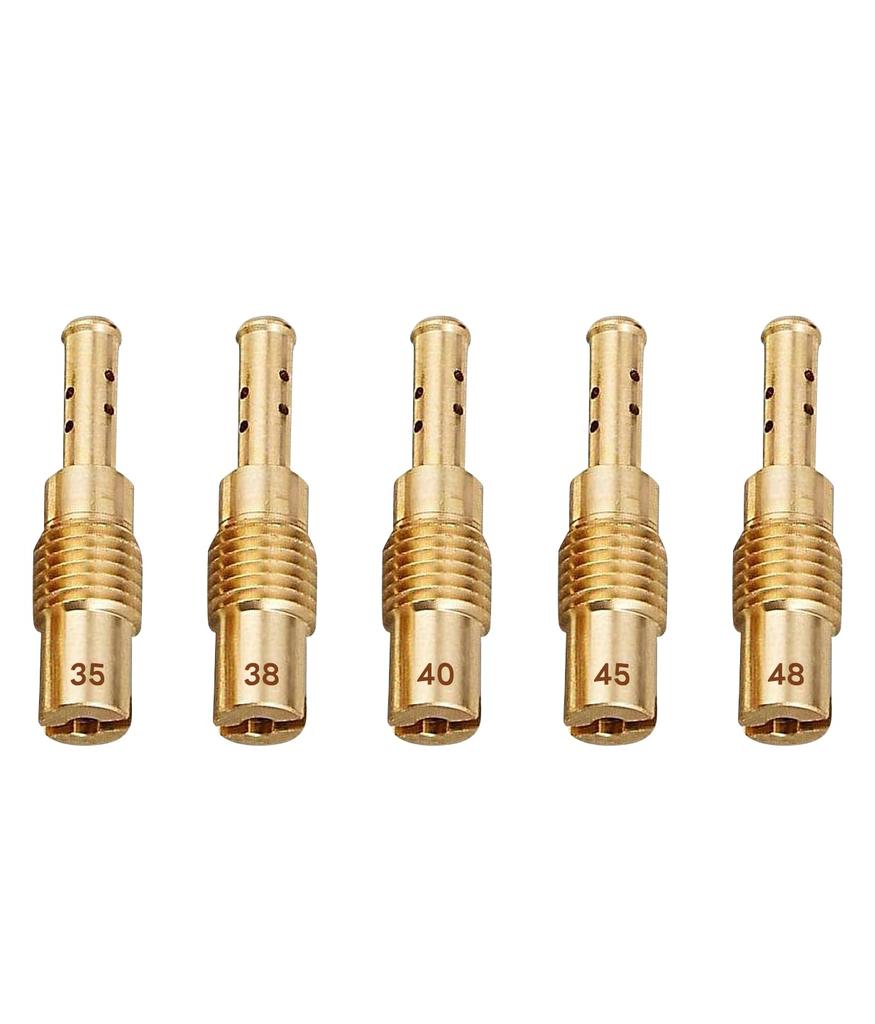 Pilot Jet Jetsetmoto (23.6x6-A) #35#38#40#45#48 Set of 5 Total Bike Keihin Slow Pilot Jet