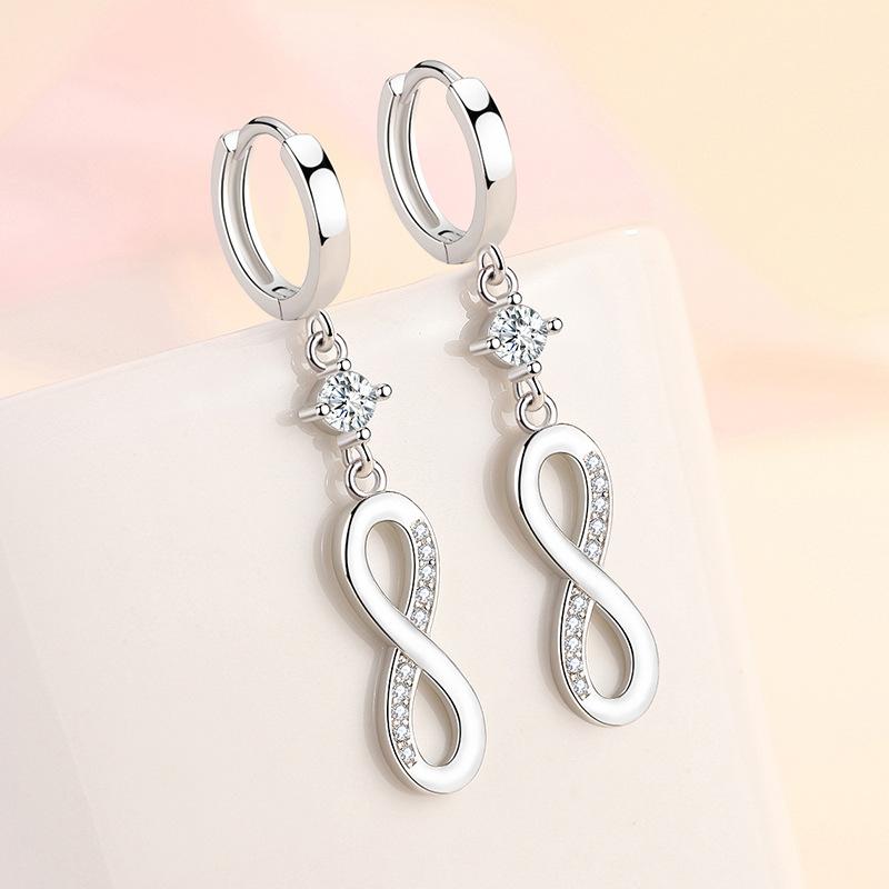 New Style 925 Silver Golden Color Series Women's Earrings Fit Original EarringsWedding Jewelry Exquisite Birthday Gifts