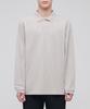 Long Sleeve Pique Polo Shirt [Mushroom]