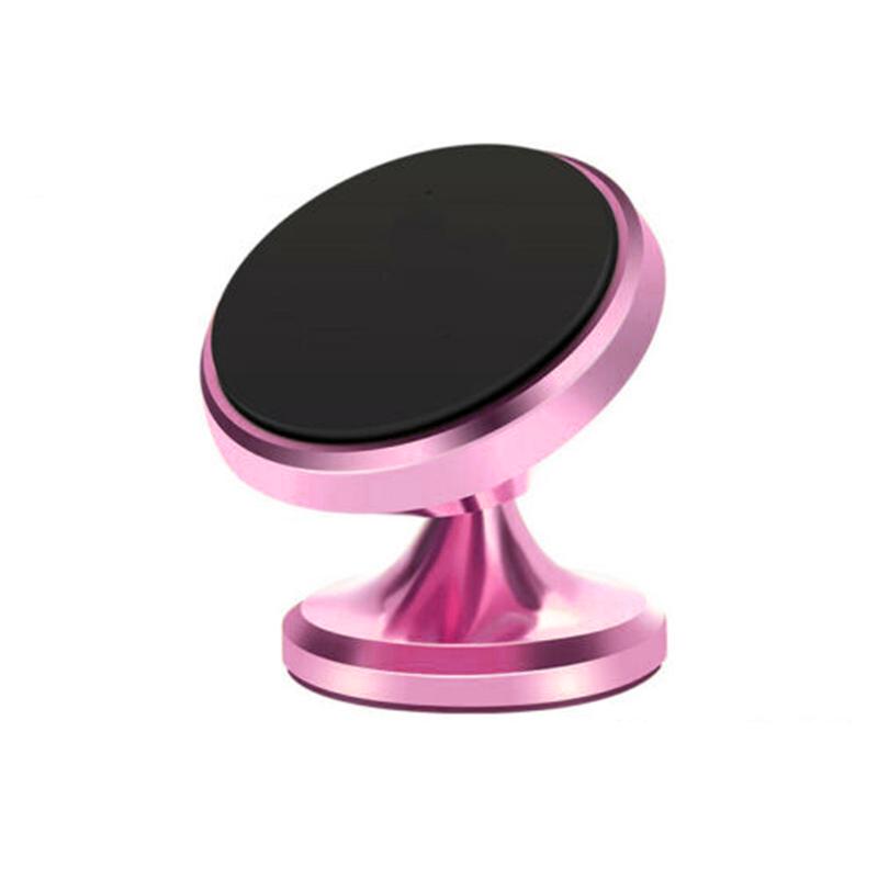 

Для подставки для мобильного телефона Автомобильный держатель GPS Держатель для телефона Вентиляционное отверстие Универсальный 360° Магнитный 1 розового золота