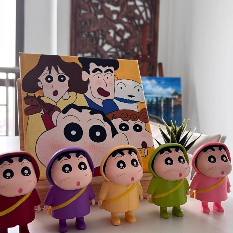 Crayon small new figure anime rose Nohara Shinosuke cute cartoon model ornament desktop decoration gift