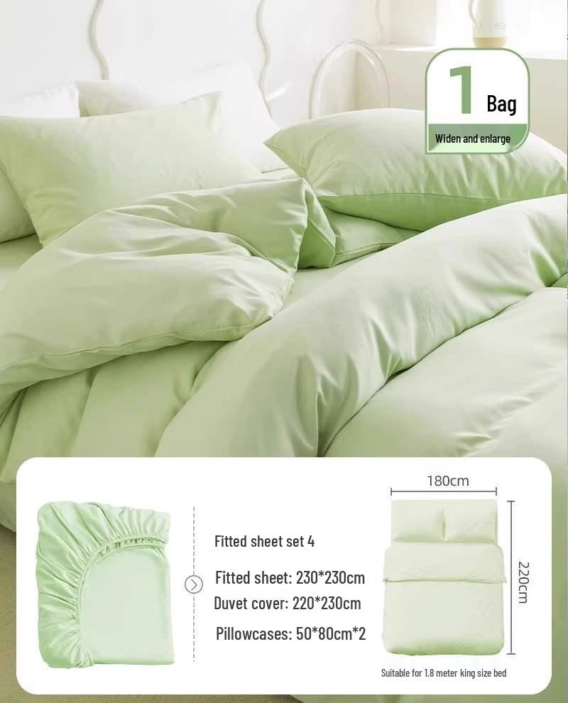 Sterilized Disposable Double Bedding Set: Includes Bed Sheets, Pillowcases, Duvet Covers, Fitted Sheets - Ideal for Travel and Hotels