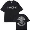 Sons of Anarchy SAMCRO Tisk Tričko Muži Ženy Trend Hip Hop Rock Nadměrné krátké rukávy Tee Letní bavlněná trička Oblečení Topy