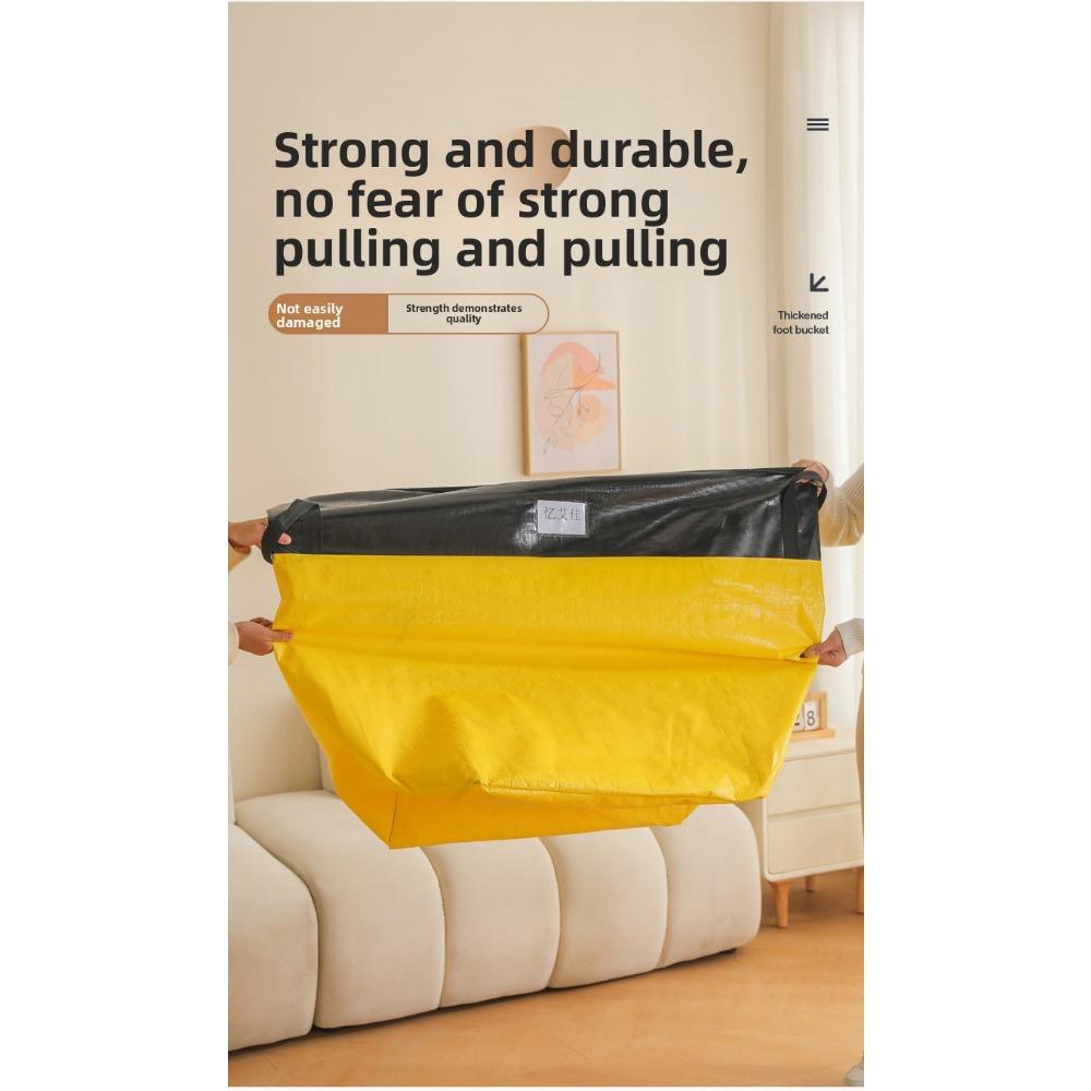 Heavy Duty Moving Bags Thickened Waterproof Storage Packing Bags Woven Tote for Clothes Bedding Luggage Organizer Reusable Moving Supplies
