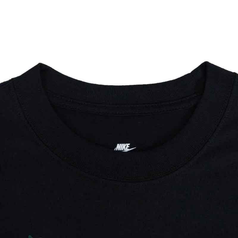 Nike Logo Cartoon Print American Retro Round Neck Short Sleeve T-Shirt Men Tops Black FD1323-010