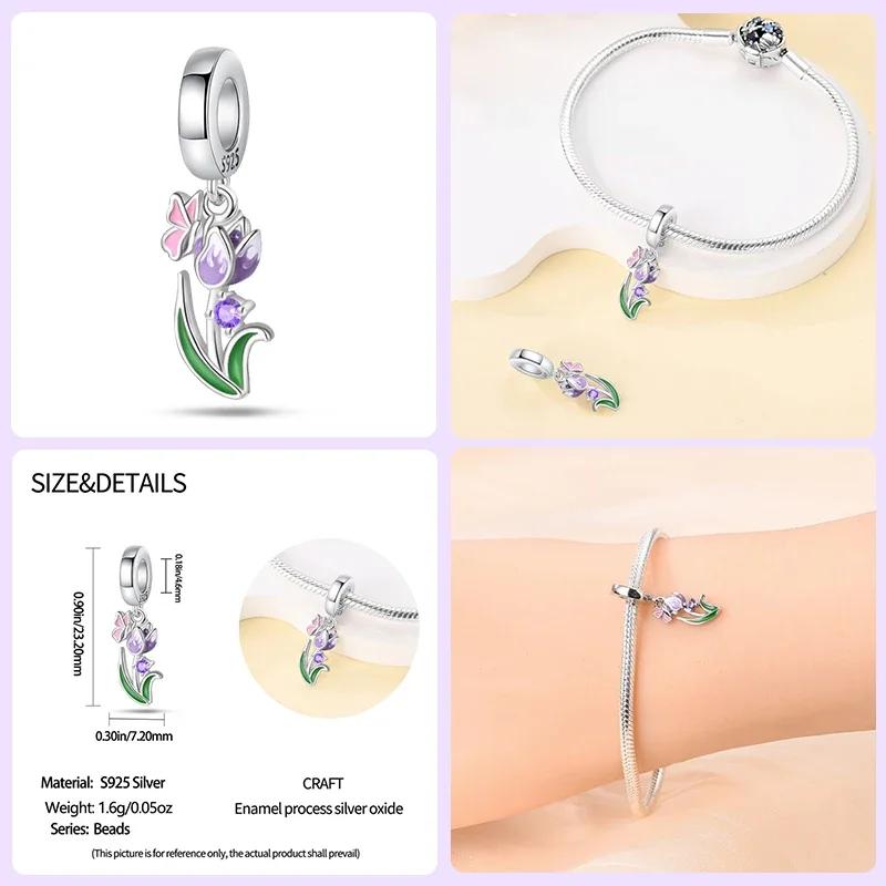 Copper Flowers Butterfly Creative Garden Mushroom Snail Charms Beads Fit Original Bracelets Diy Jewelry