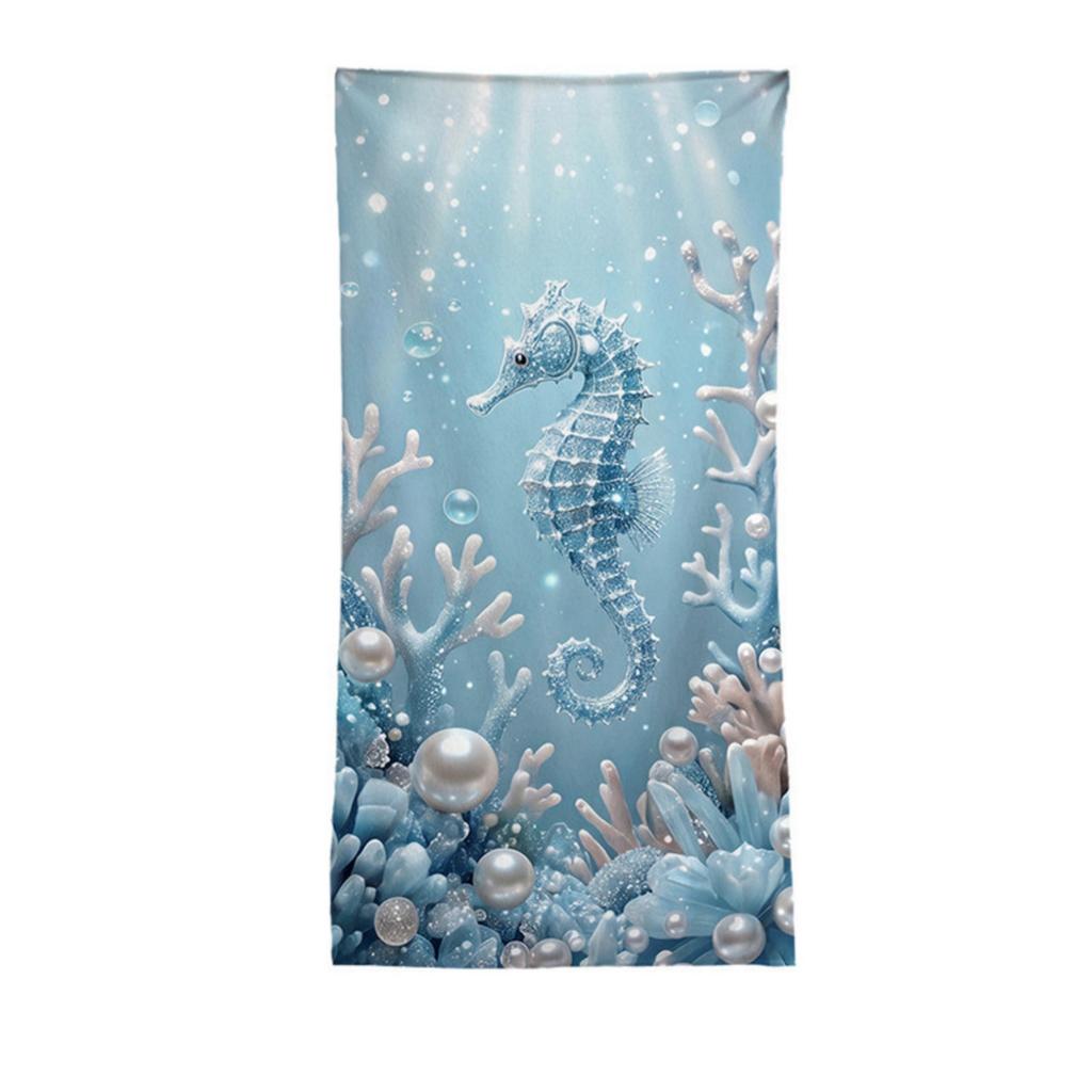 Asciugamano da Spiaggia Microfibra Asciugatura Rapida 140x70cm Leggero Assorbente Resistente alla Sabbia Tessuto Morbido per Viaggi all'Aperto Piscina Palestra