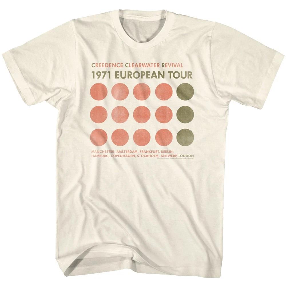 

Мужская футболка Creedence Clearwater Revival 1971 European Tour S