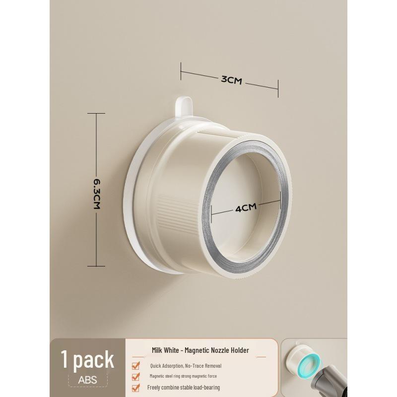 Suction Cup Hair Dryer Wall Mount & Cord Organizer