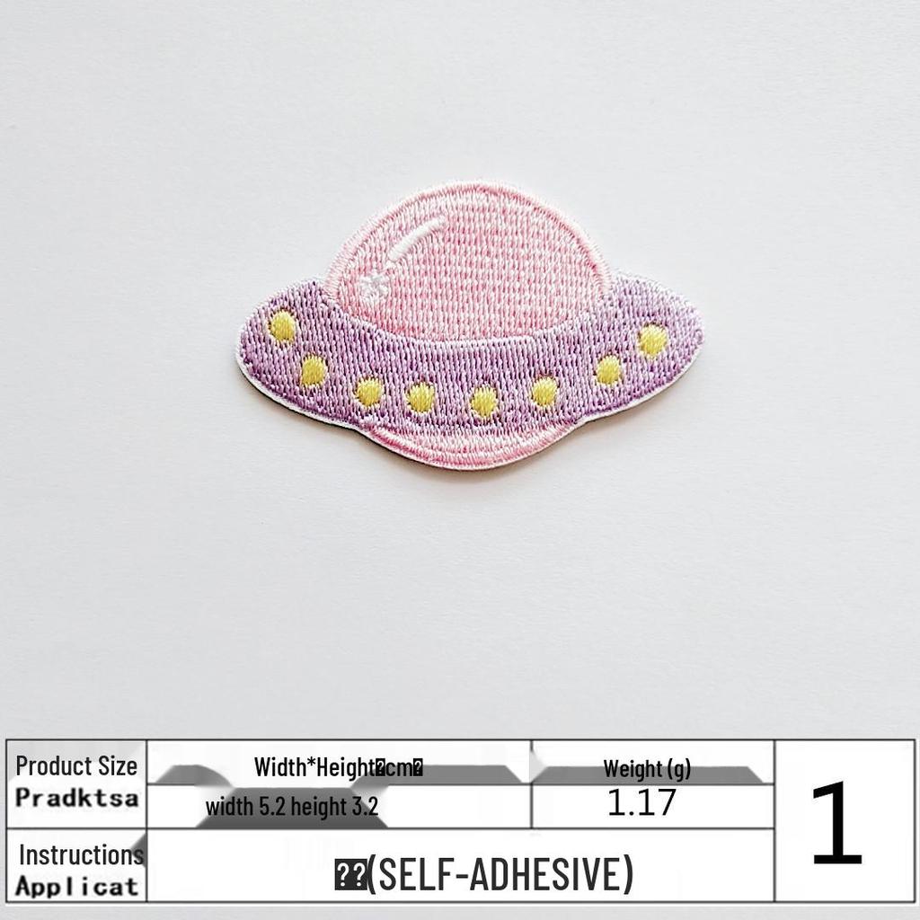 Adorable Cartoon Animal Astronaut Embroidery Patch for Clothes and Bags