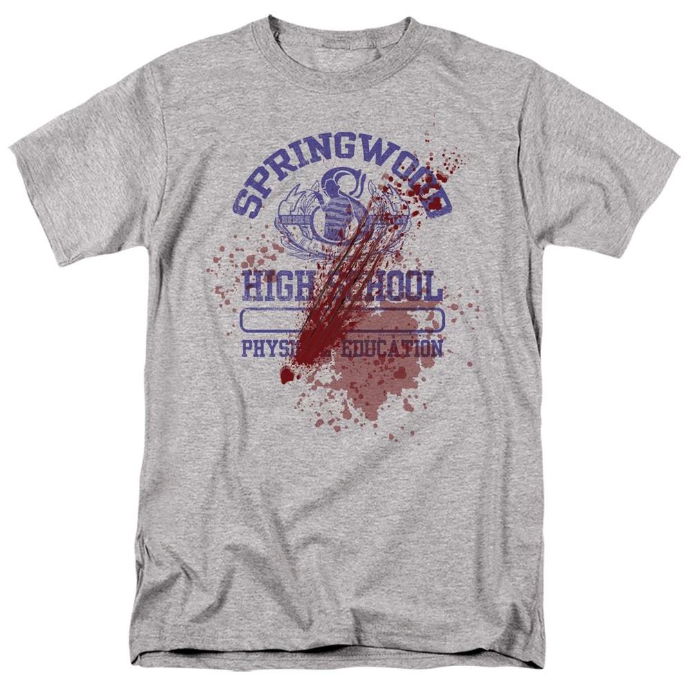 Nightmare On Elm Street - Springwood High Victim - Unisex Children s T-shirt - Gray 140