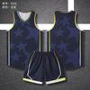 New American basketball jersey set Summer camp adult children's quick-drying jersey Game training basketball jersey