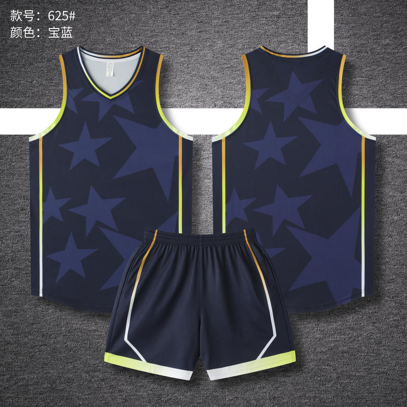 New American basketball jersey set Summer camp adult children's quick-drying jersey Game training basketball jersey