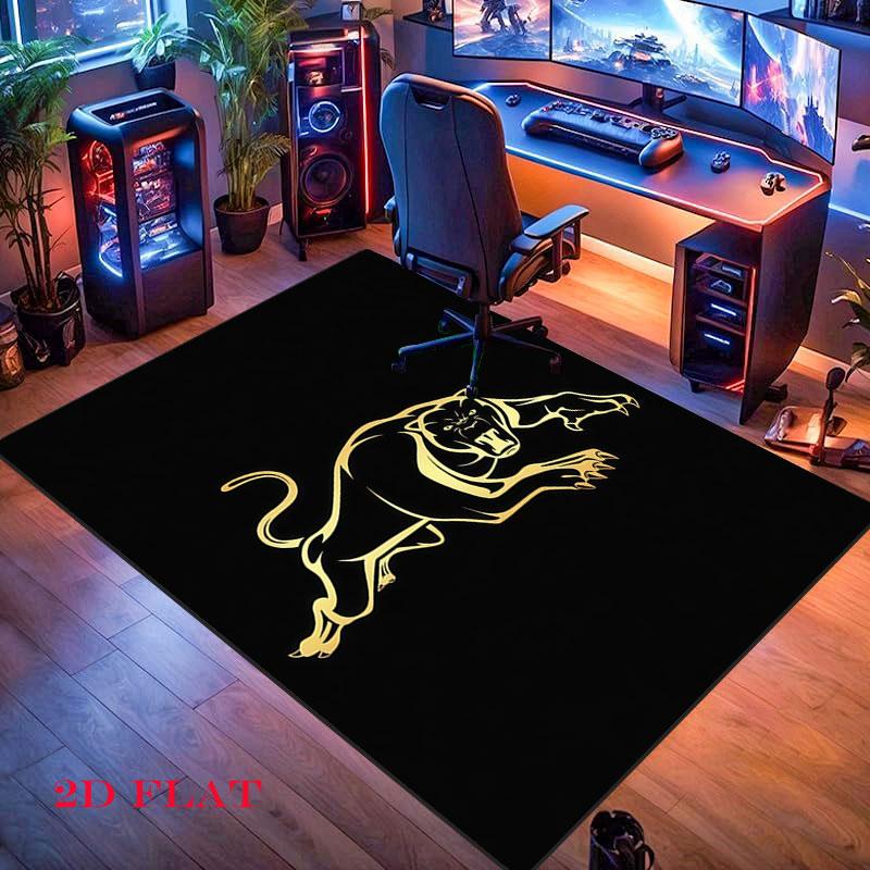True Penrith Panthers Carpet Rug for Living Room Bedroom Home Sofa Decoration,Kids play Nonslip Floor Mat
