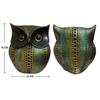Modern Classy Lucky Owl Resin Art Figure Showpiece -(Pack of 1,Multicolor)