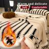 Thicken Plush Keep Warm Blanket Autumn and Winter Soft Comfortable Home Office Sofa Nap Blanket Coral Fleece Shawl Quilt Bedding