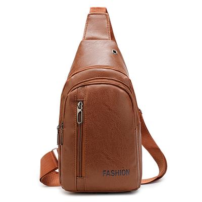 Ανδρική Τσάντα Στήθους Τσάντα Ώμου PU Τσάντα Crossbody
