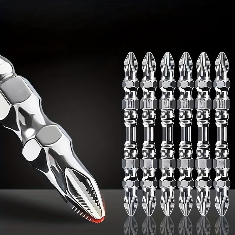 

10 шт., головка из легированной стали D1, противоскользящая, сильная магнитная, нескользящая, сильная магнитная, с высоким крутящим моментом, высокой твердостью, промышленная дозировочная головка 10pcs