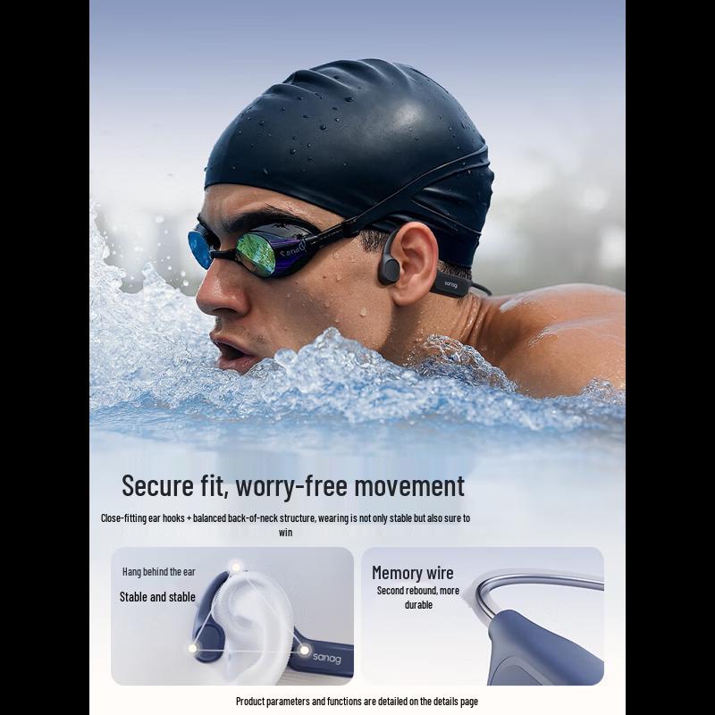 SANAG B33S Bone Conduction Sports Bluetooth Headset
