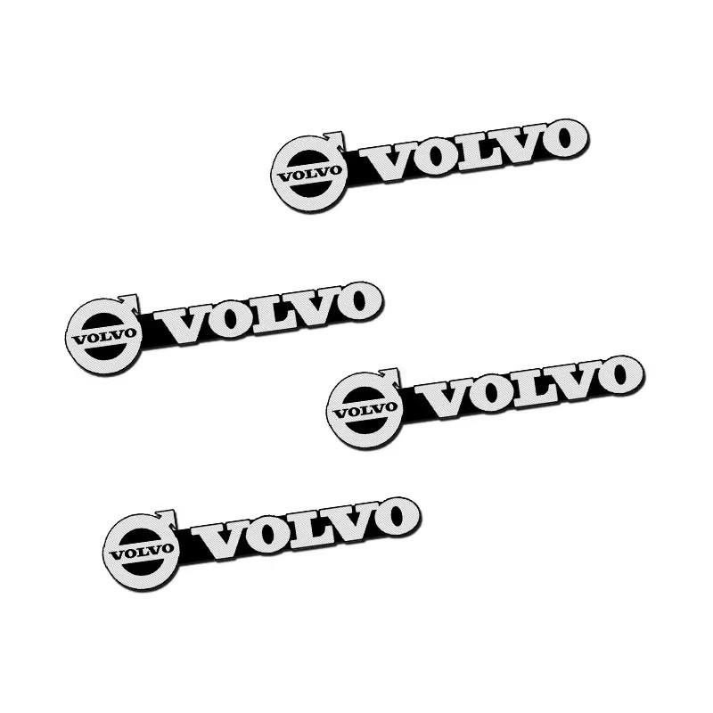 

10 pieces Modified Car Logo Audio Sticker Auto Interior Central Control Alloy Emblem Badge Decal For Volvo XC60 S60 V40 V50V60