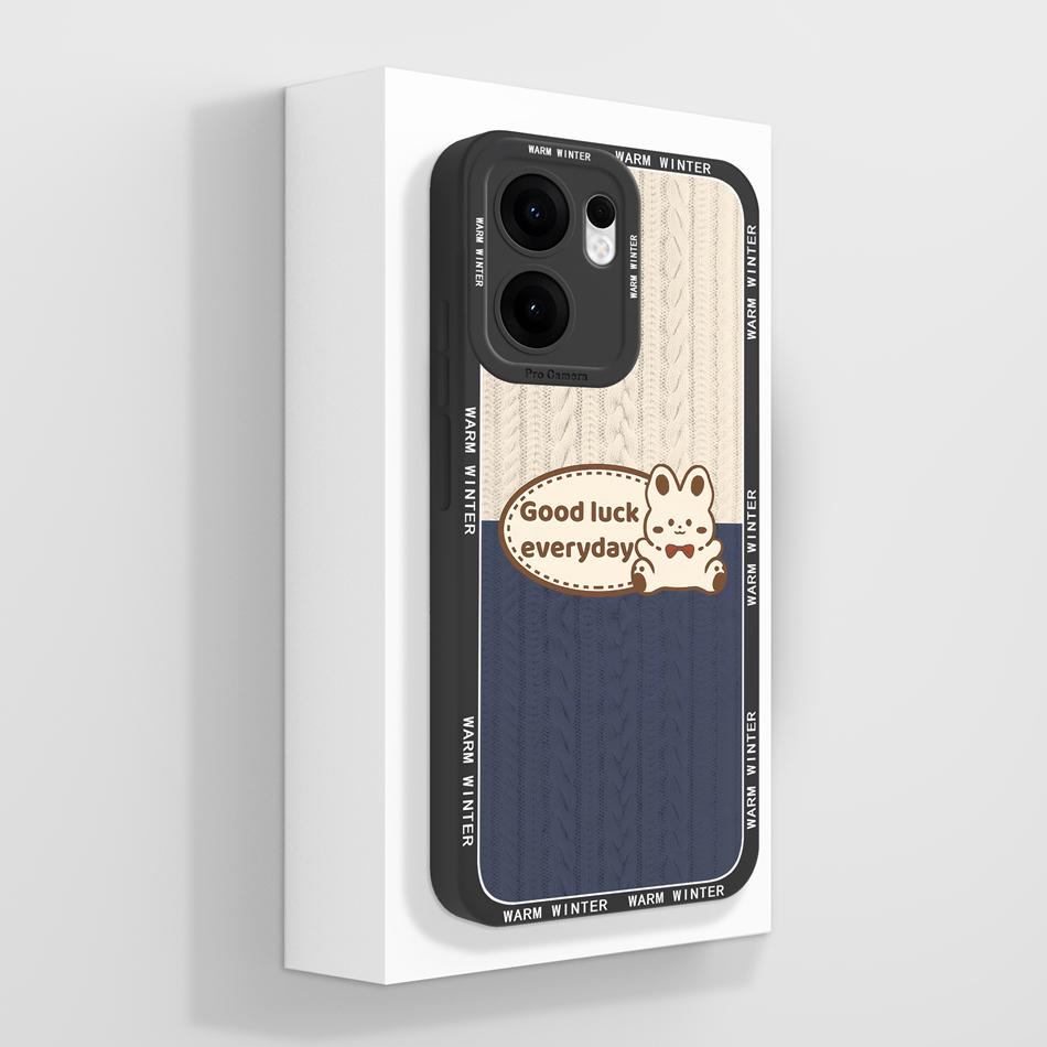 For Oppo Reno 13F Case Cute Panda Funda Soft Liquid Silicone High Quality Back Cover For Oppo Reno 13 F Reno13F 4G 5G Phone Case