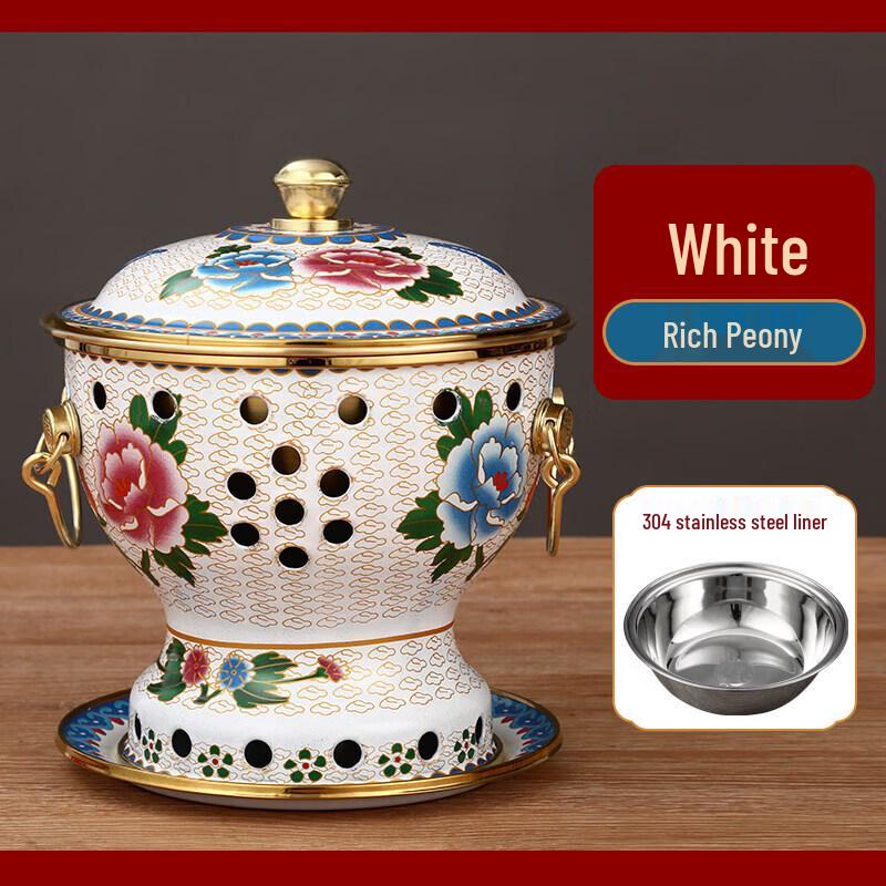 Qiwei Pure Copper Enamel Mini Hot Pot