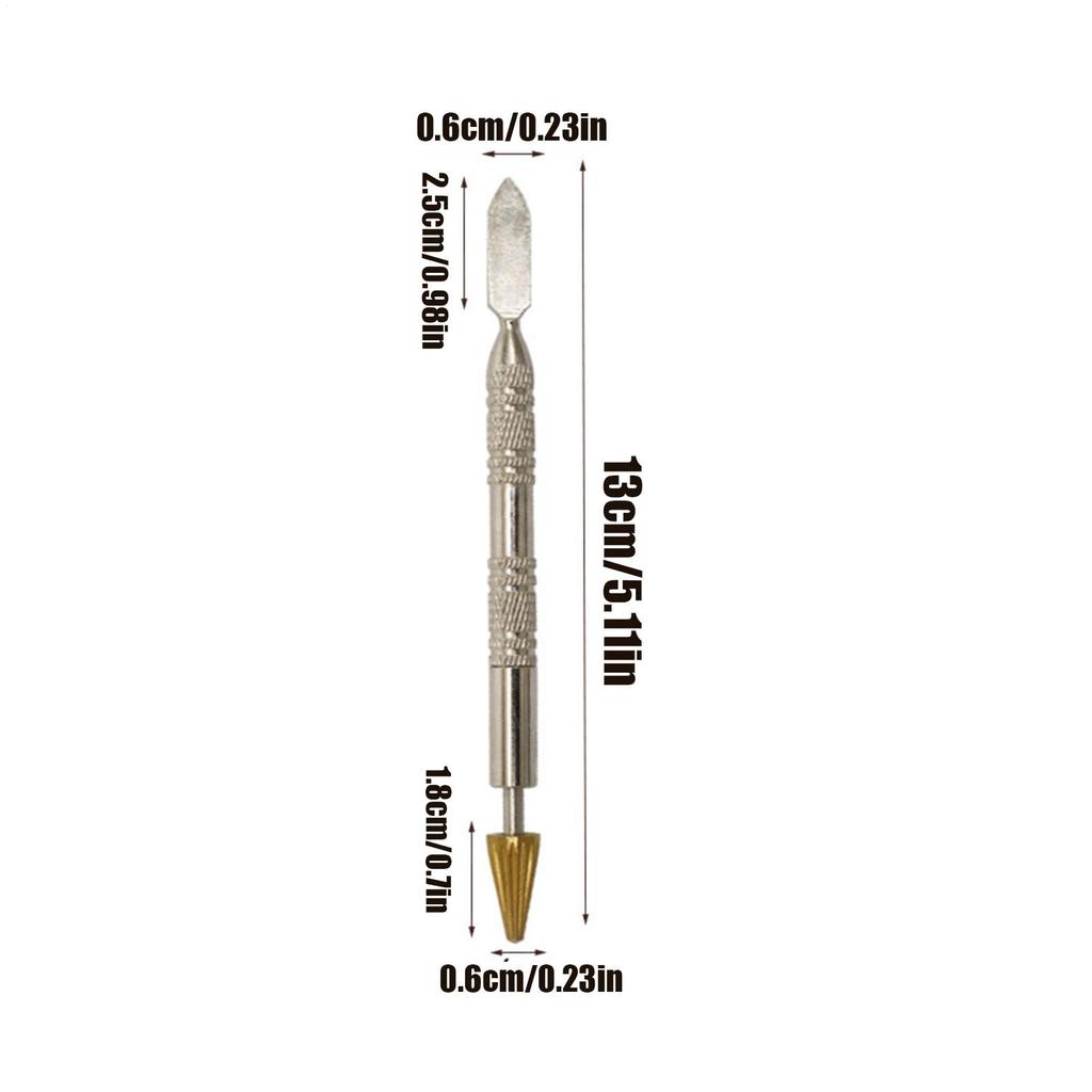 1pc DIY Leather Double Head Edge Oil Gluing Dye Painting Pen Applicator Stick Speed Paint Roller Tool Leather Craft Tools
