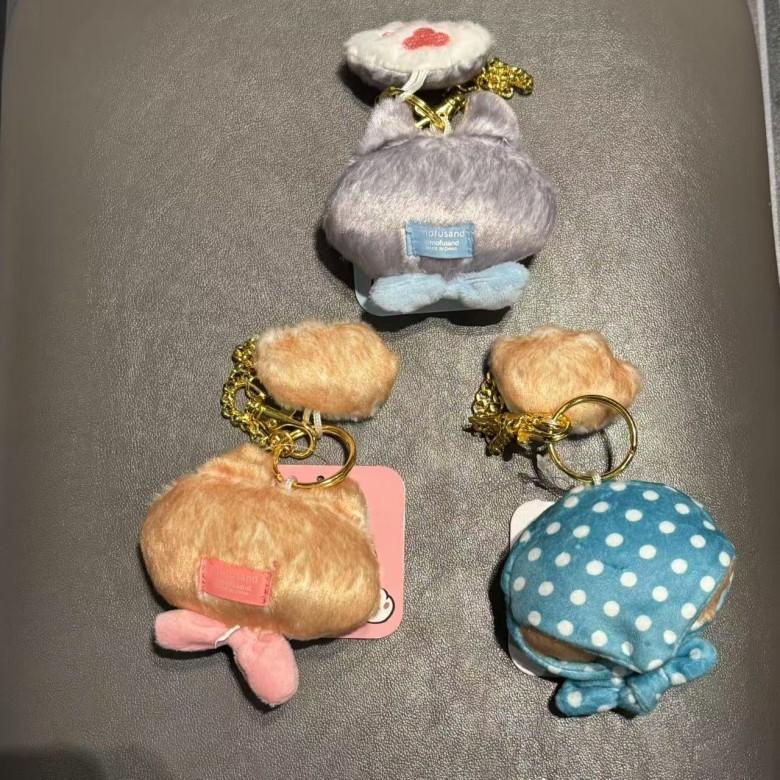 Cartoon Cat Plush Keychain With Pp Cotton Filling For Backpack Decor And Gift For Kids