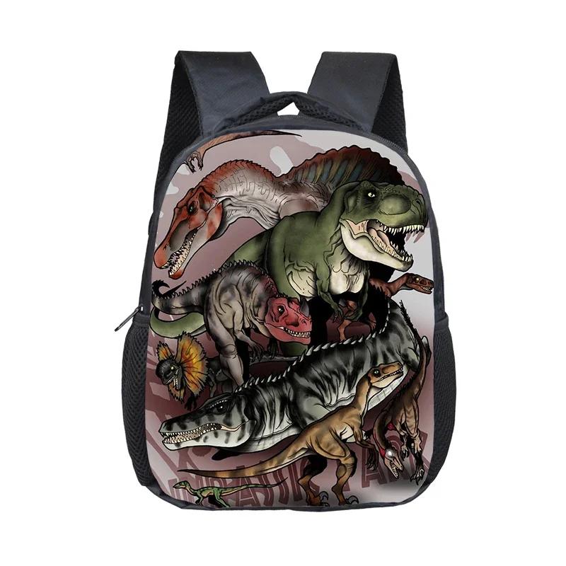 16 Inch Animals Dinosaur Backpacks Dinos Children School Bags Baby Toddler Bag Boys Backpack for Kids Kindergarten Bags Gift