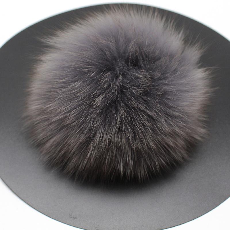 Low Price Fox Hairball 13Cm Real Hairball Pendant Wool Hat Special Fur Big Raccoon Hairball