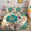 Set Copripiumino 3D Stampa Floreale Donna Tessili per la Casa Poliestere Dimensioni Queen Set Copripiumino per Letto