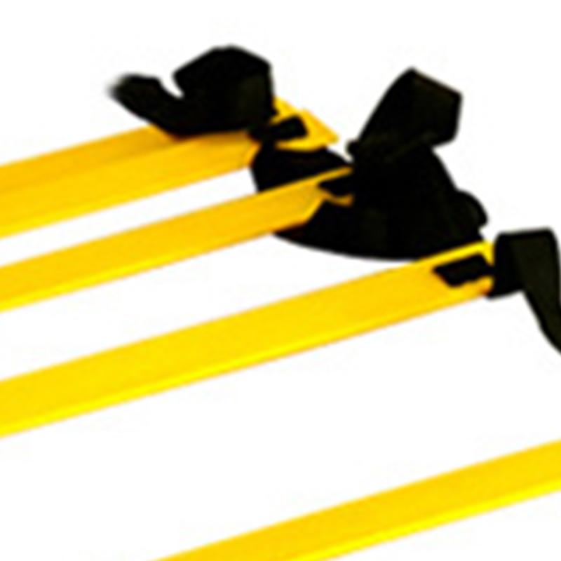 Speed Training Ladder Nylon Agile Training Footwork Ladder with Red Yellow Sign Discs for Football Sports Agile