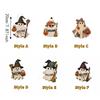 Cartoon Pattern Ghost Door Hanging Rustic Style Halloween Hanging Plaque  Front Door