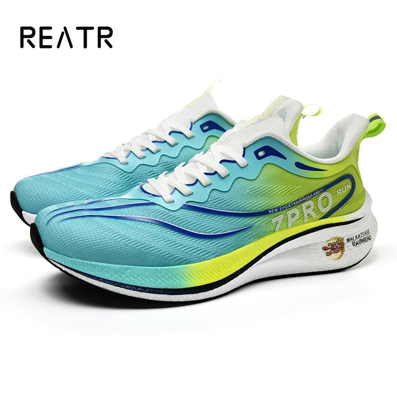 Marathon Carbon plate Muži Sportovní běžecké boty Prodyšné Lehké Dámské Pohodlné Atletické Neklouzavé Sneakers