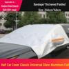 Magnetic Car Windshield Snow & Sun Cover: Dustproof, Heat-Insulating Half Sunshade