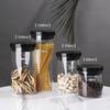 Hero 1000ml Heat-Resistant Glass Storage Jar with One-Way Valve