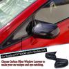 New Rear View Mirror Outside Housing Wing Mirror Cover Cap for Honda Civic 20062011 ABS Carbon Fiber Sport Interior Accessories