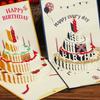 Folding 3D Pop Up Birthday Card Hollow Paper Carving Invitation Card Message Cards  Baby Shower