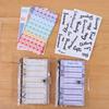 Transparent A6 Budget Planner Waterproof Money Saving Binder Money Organizer  School Stationery
