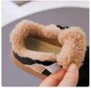 Children's Winter Boots Boys' & Girls' Fleece-Lined Warm Shoes with Shearling, Casual Kids Shoes for Baby Baby Shoes