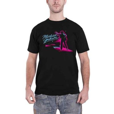Michael Jackson T-shirt in cotone neon unisex per adulti