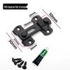 Stainless Steel 90° Right Angle Door Latch: Anti-Theft Sliding Bolt Lock