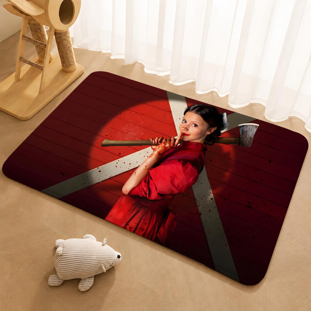 Pearl 2022 Horror Film Floor Mat Floor Mat Soft Flannel Non-Slip Door  Rug for Living Room